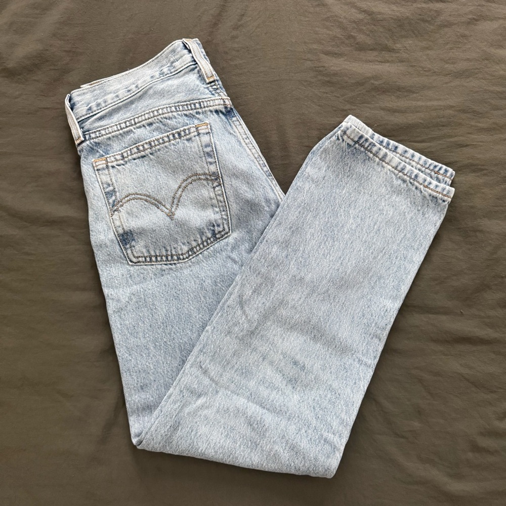 Levi's Light Blue Straight Leg Jeans